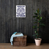 Veteran Skull Blue