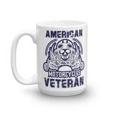 Veteran Skull Blue